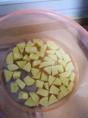 豆角土豆焖面的做法 步骤2