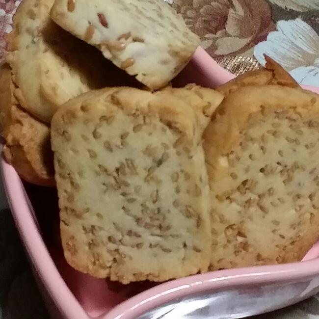 黄金亚麻籽曲奇饼干的做法