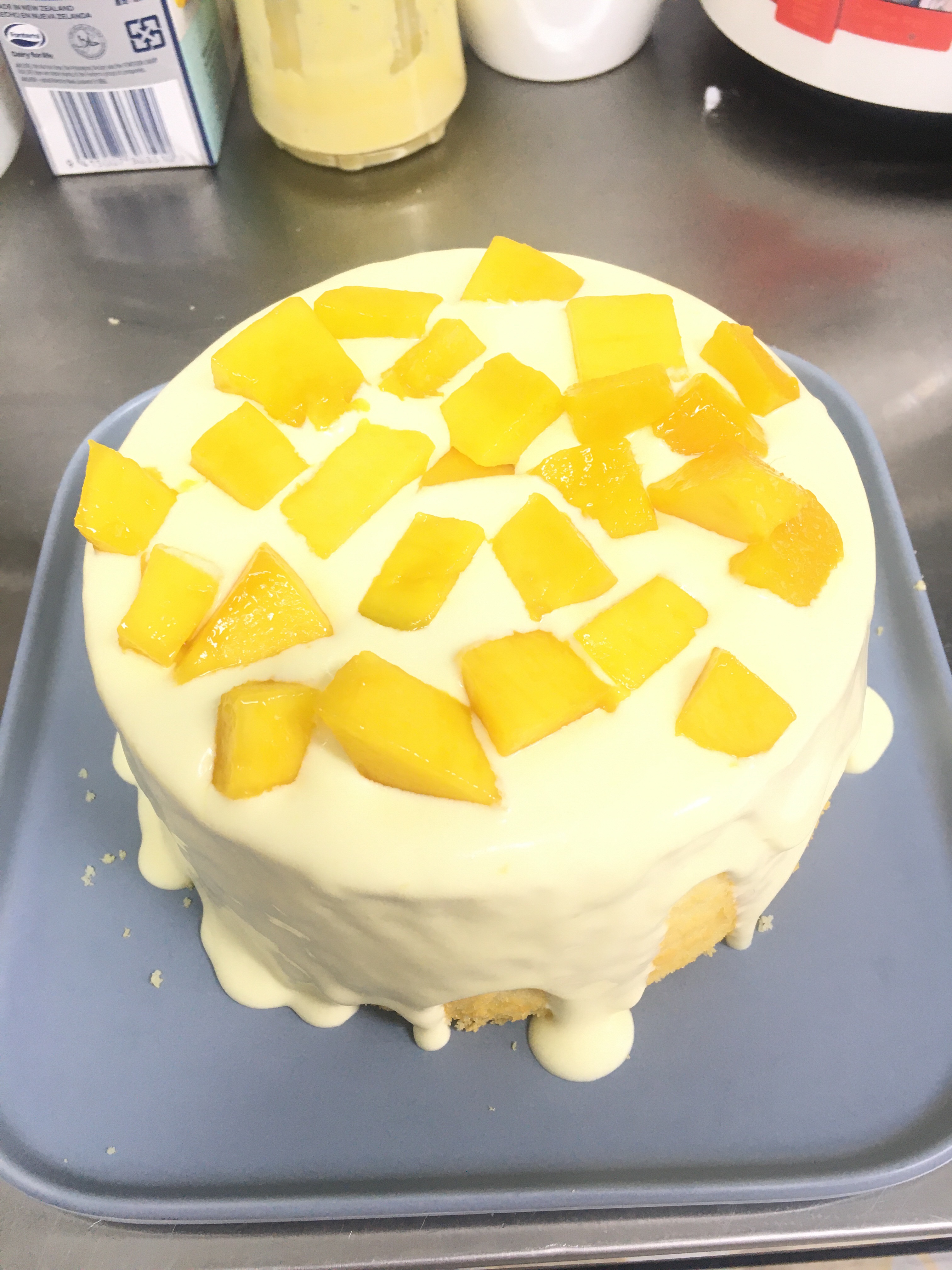 芒果奶盖蛋糕