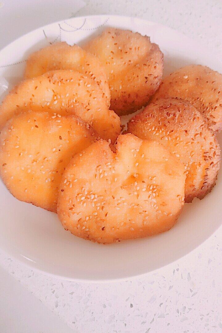 香糯芝麻玉米饼/快手早餐