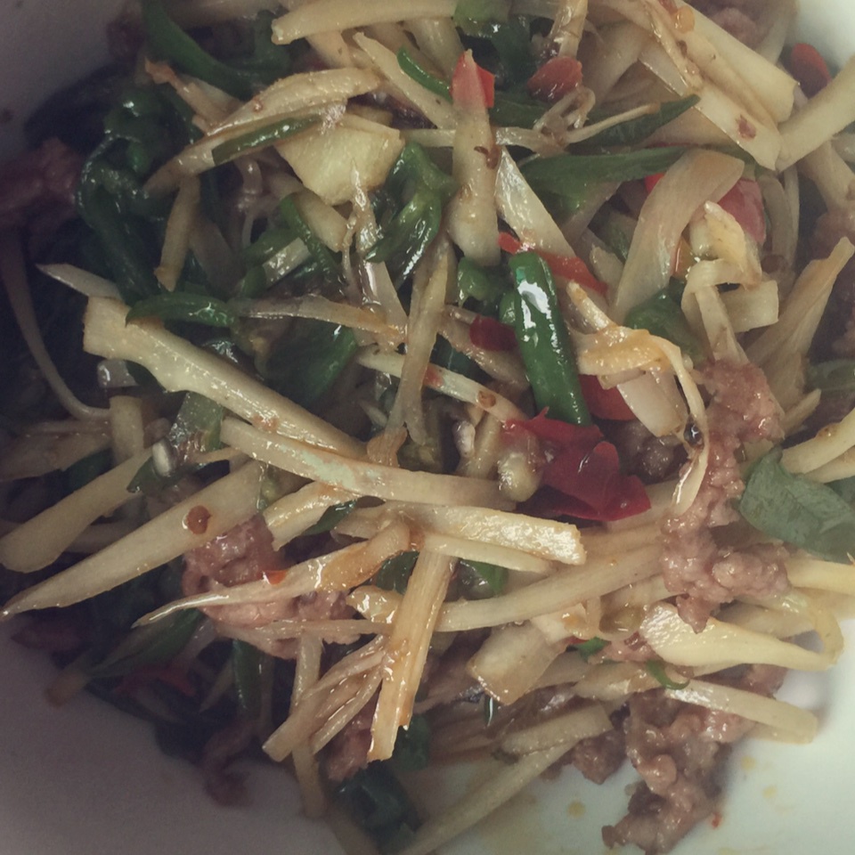 仔姜肉丝