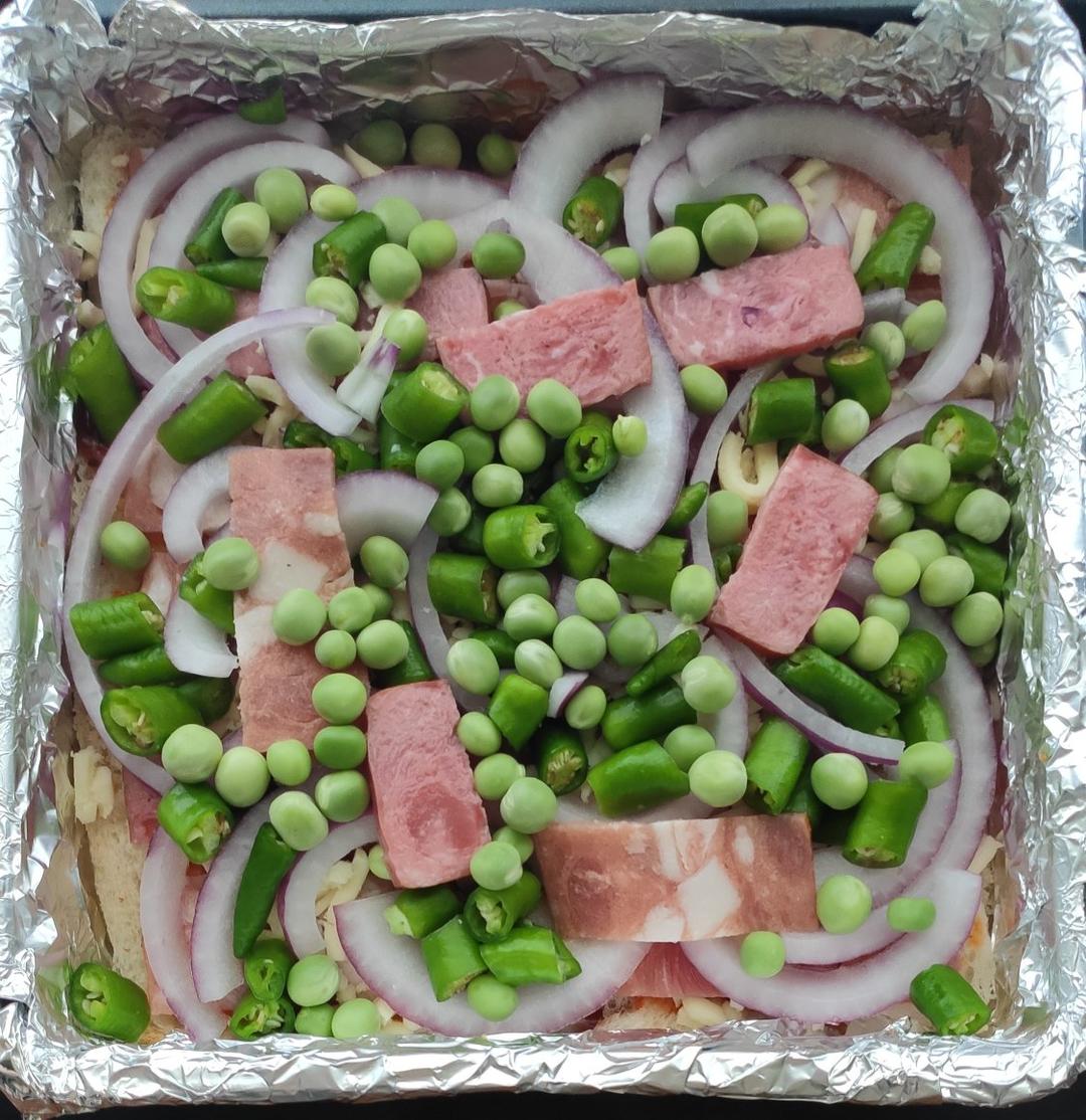 培根火腿披萨