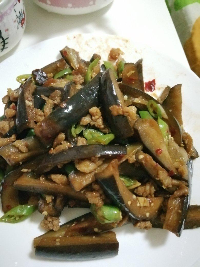 肉沫烧茄子(无敌下饭菜)