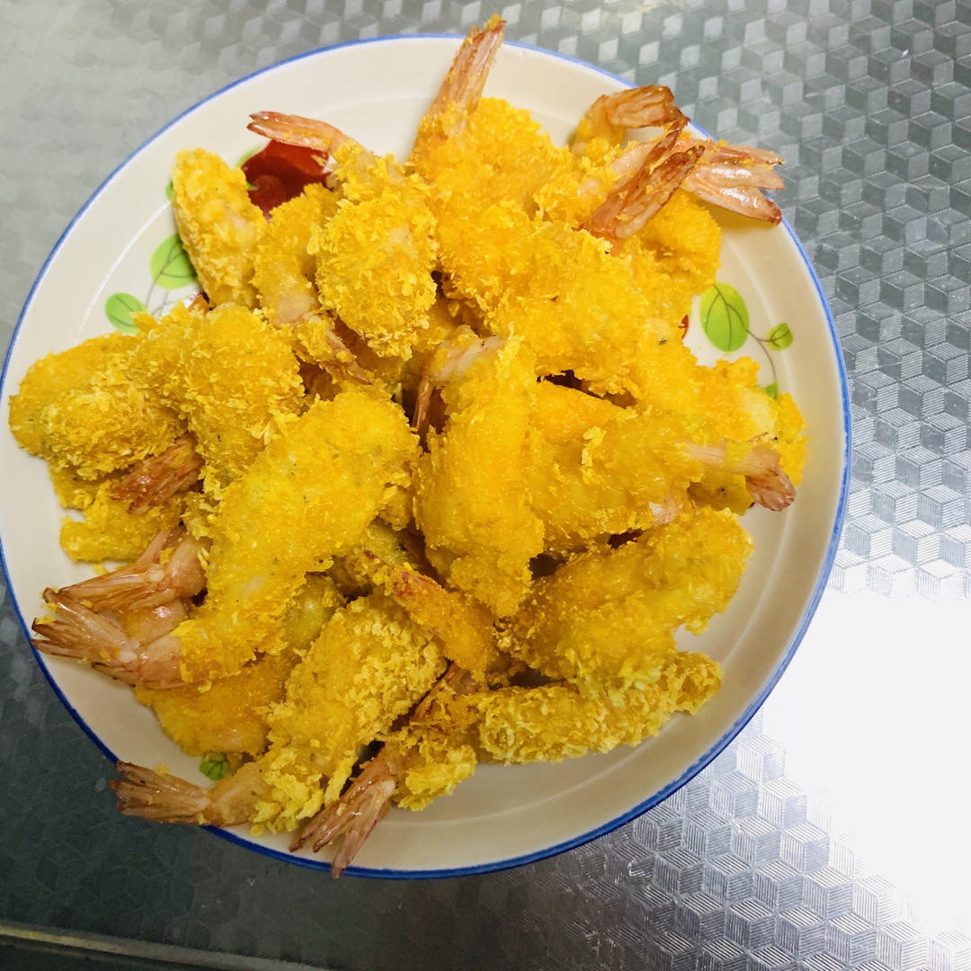 面包糠炸虾