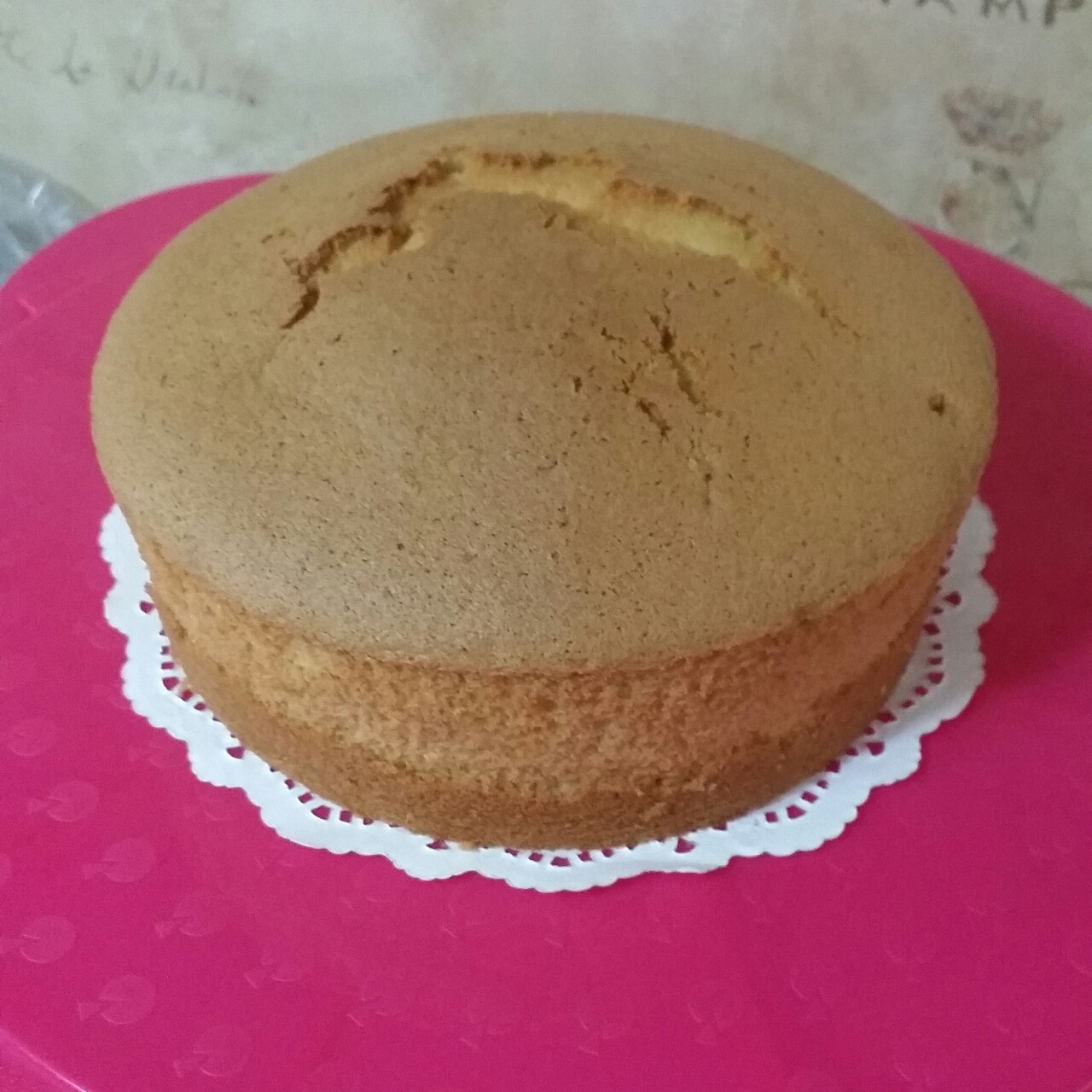 戚风蛋糕八寸（君之博客版）