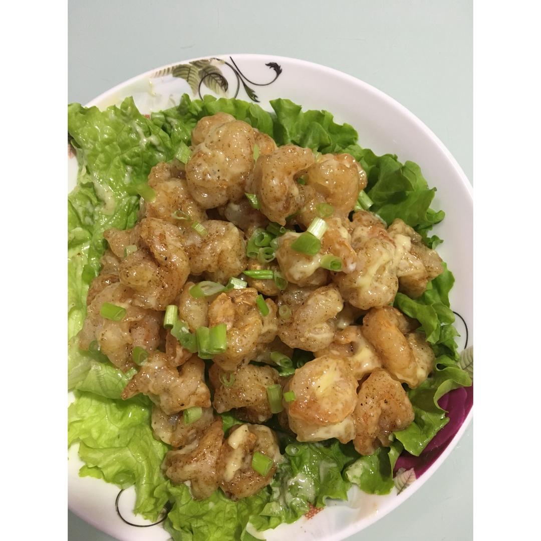 芥末虾球