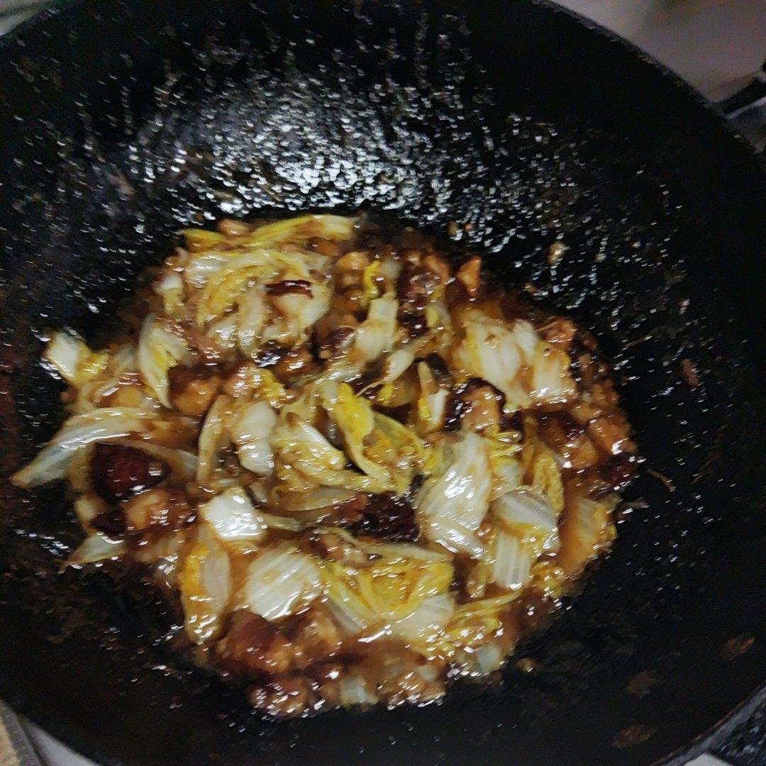 超级好吃下饭的干锅白菜