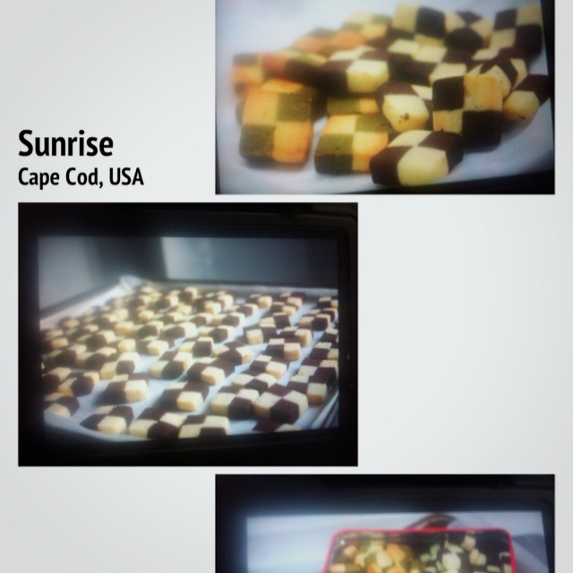 双色小棋格饼干