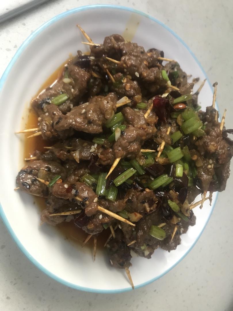 牙签牛肉 道地湖南味