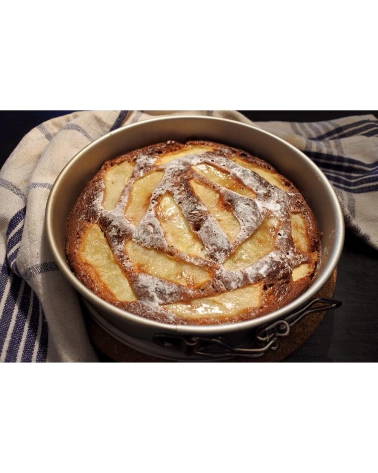 无油红糖苹果蛋糕丨健康·烘焙