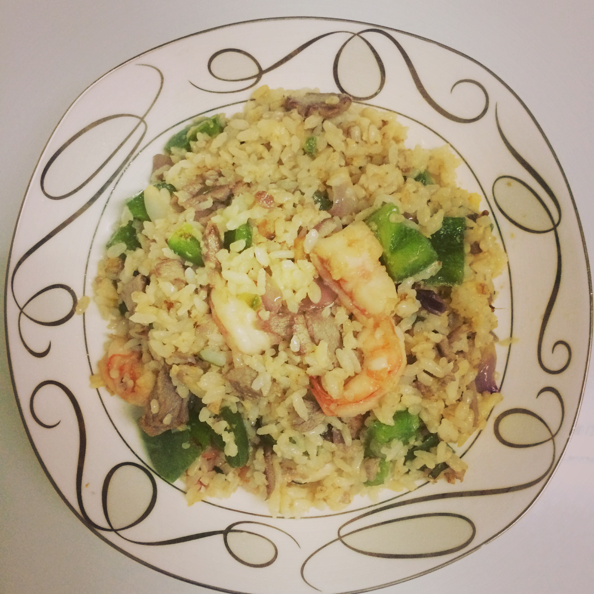 虾仁炒饭
