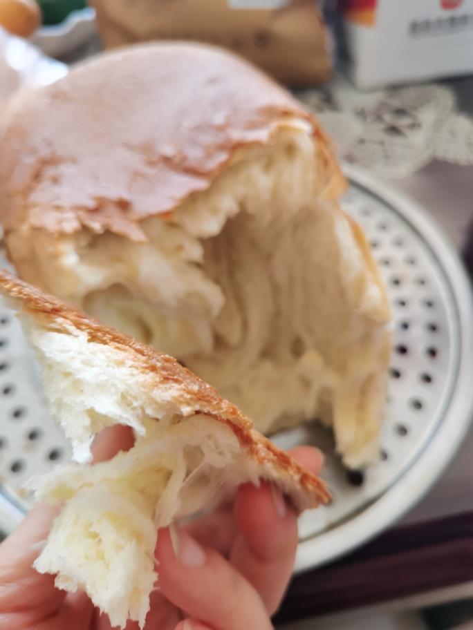 纯奶手撕吐司的做法 步骤1