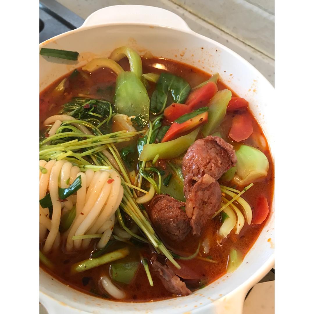 快手美味的米线