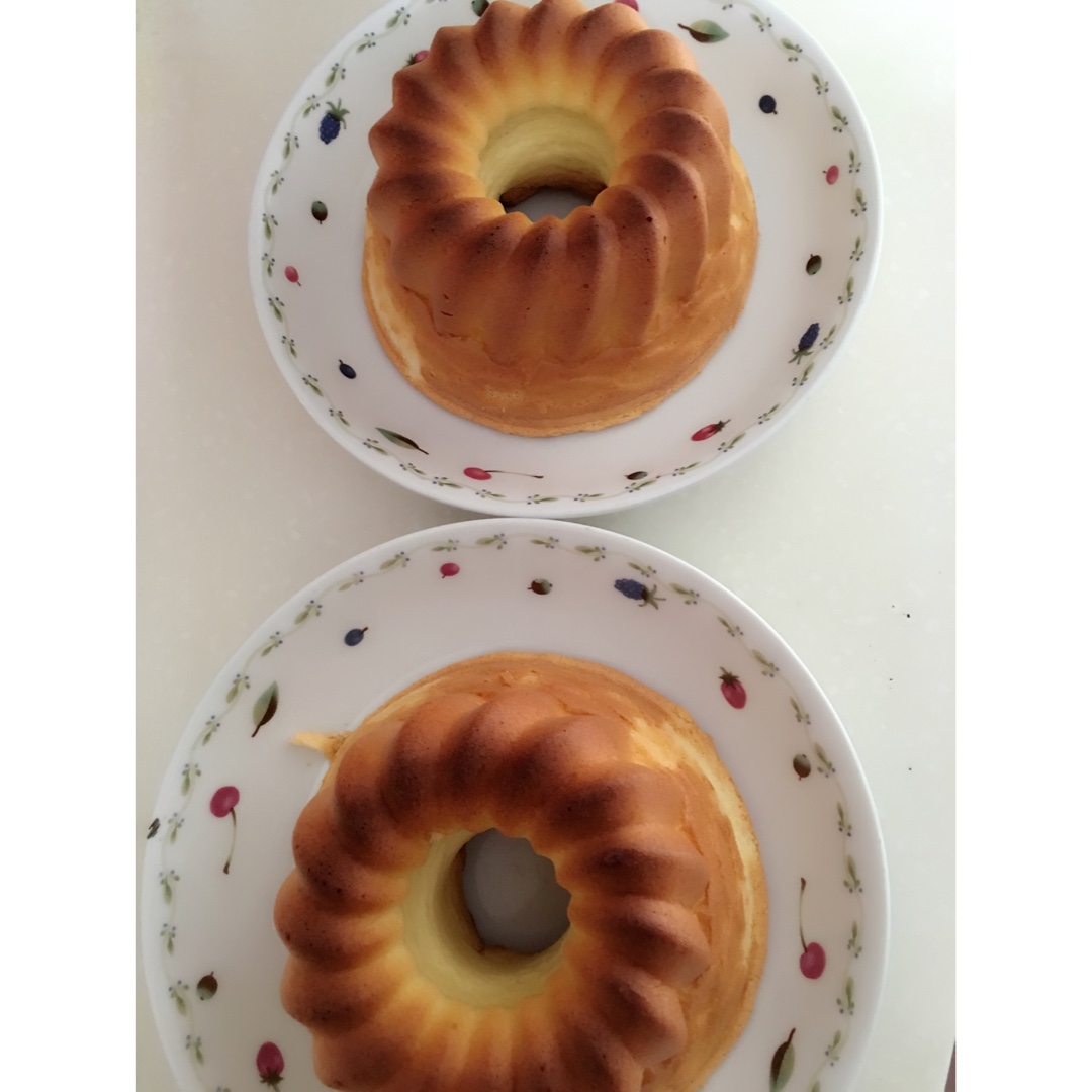 乐葵萨瓦林2个4寸戚风蛋糕