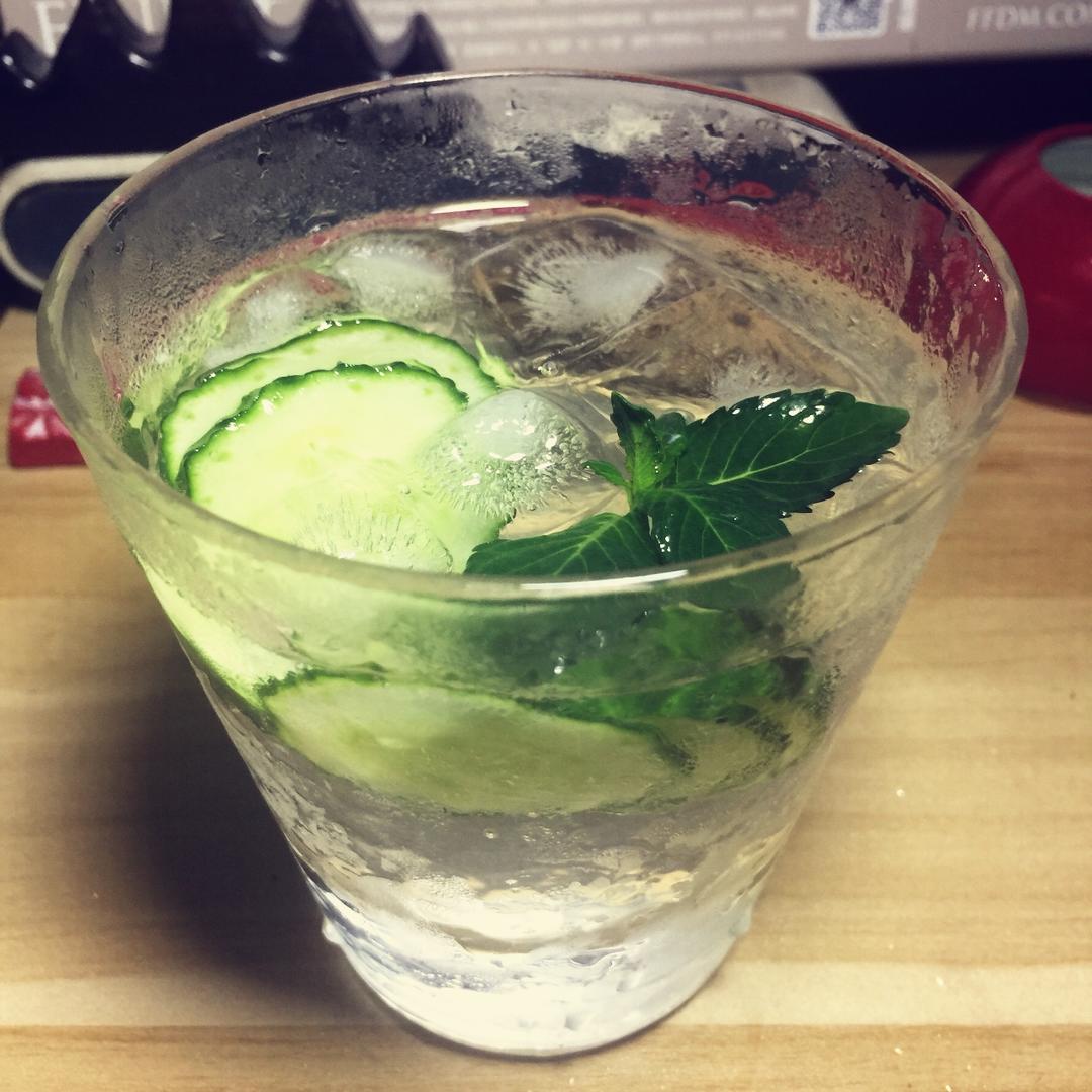 小小小misswang做的青瓜金汤力