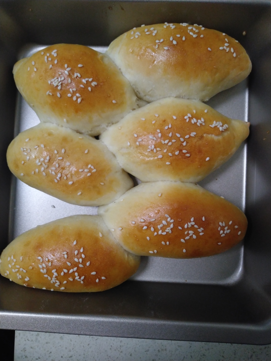 简单无油小面包（冷藏发酵）的做法