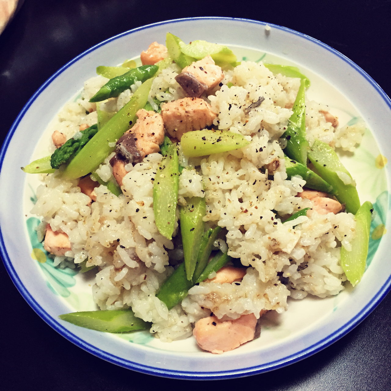 三文鱼炒饭
