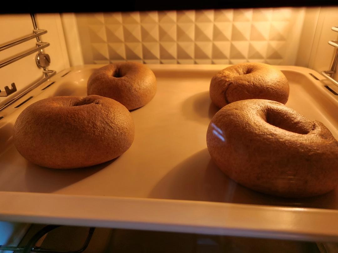 全麦贝果波兰种 50%全麦 更适合粗麸的配方