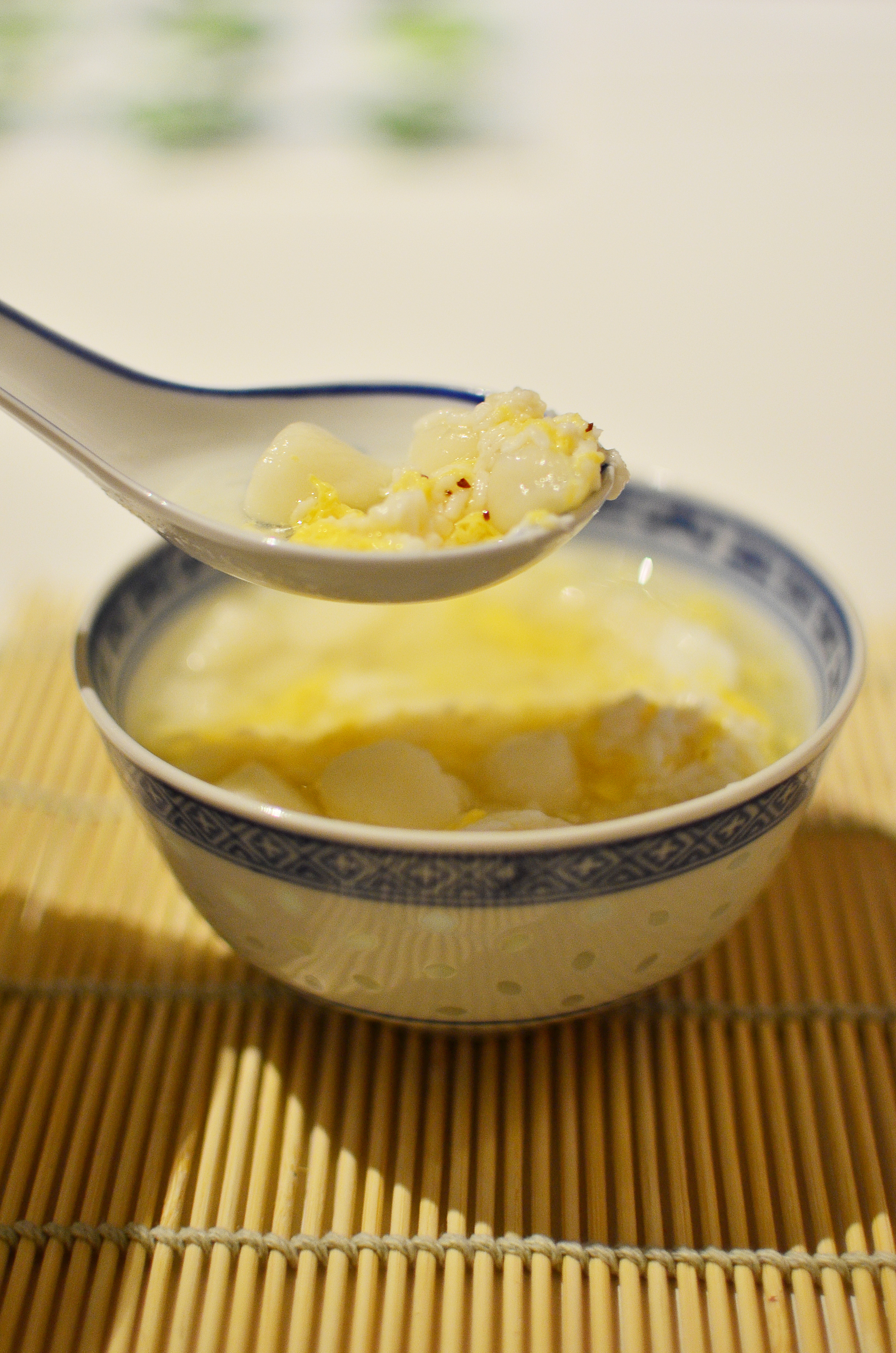 蛋花酒酿圆子