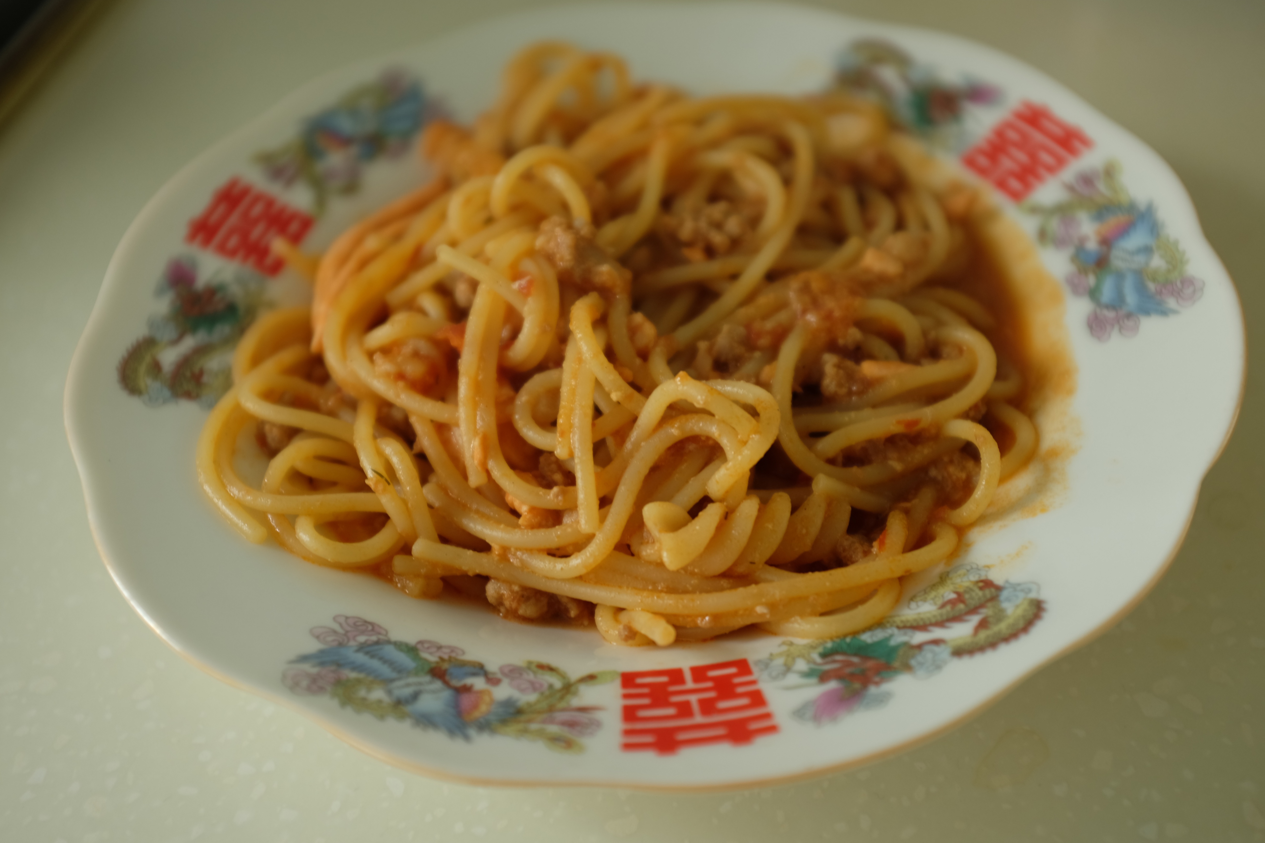 番茄肉酱意大利面（简易版本）