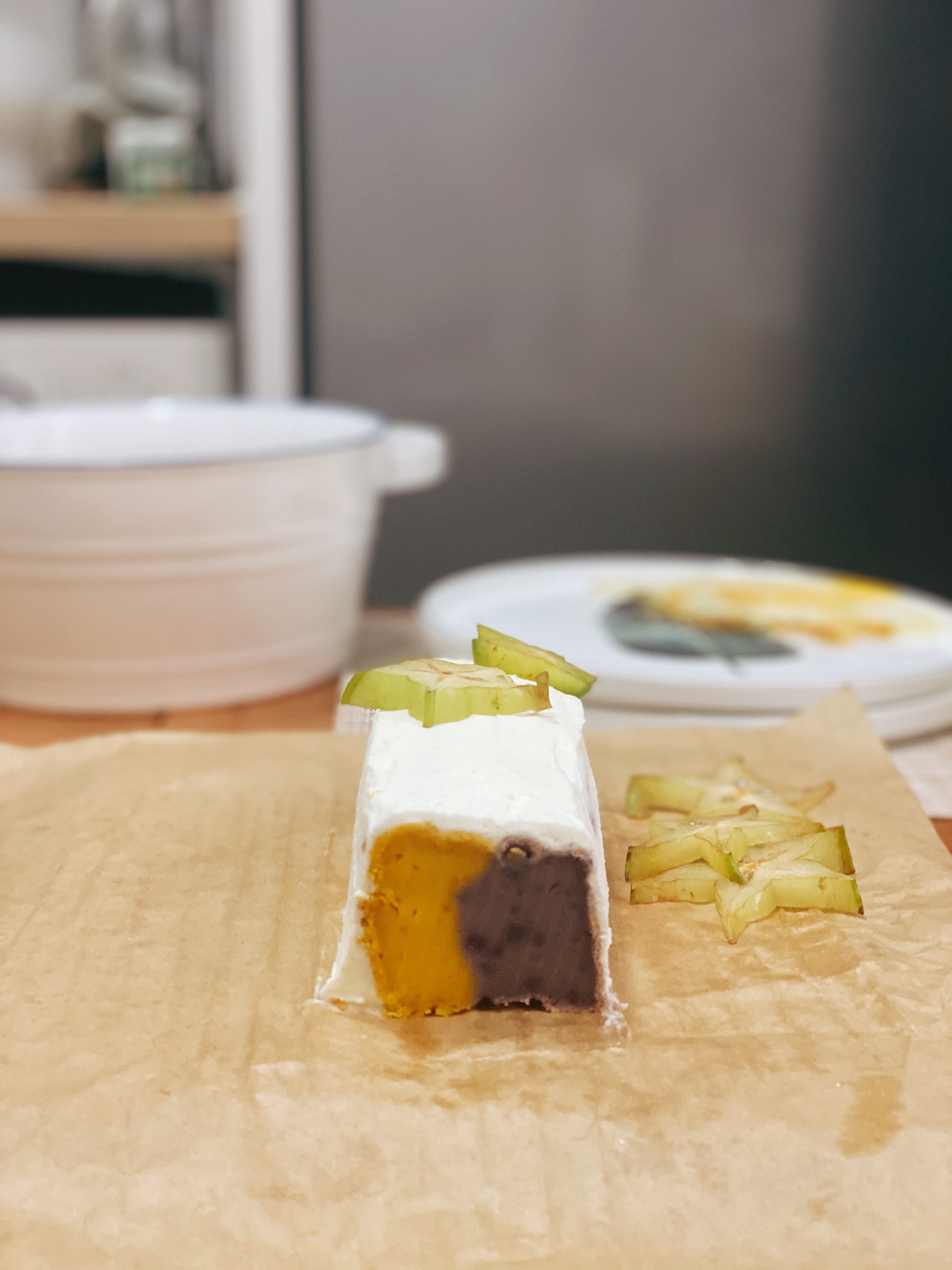 仿小森林概念的紫薯南瓜磅蛋糕（少糖少油的健康方子～）