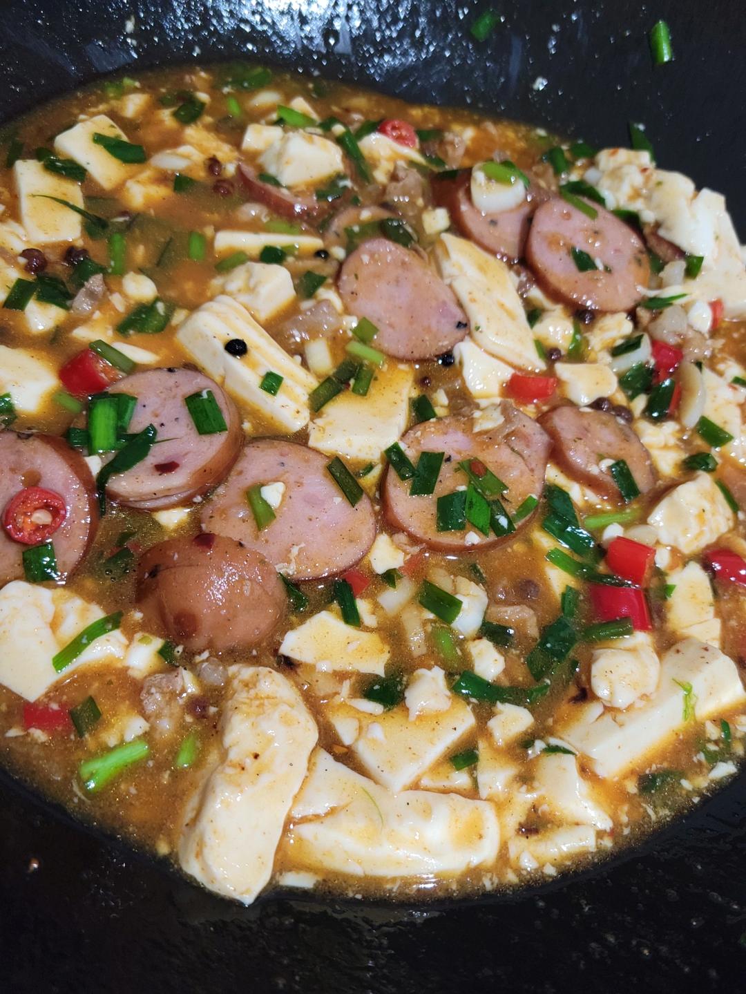 麻婆豆腐盖浇饭