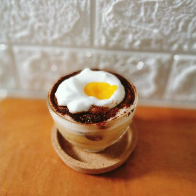 🍳吼吼喝的网红荷包蛋咖啡☕️做法超简单！