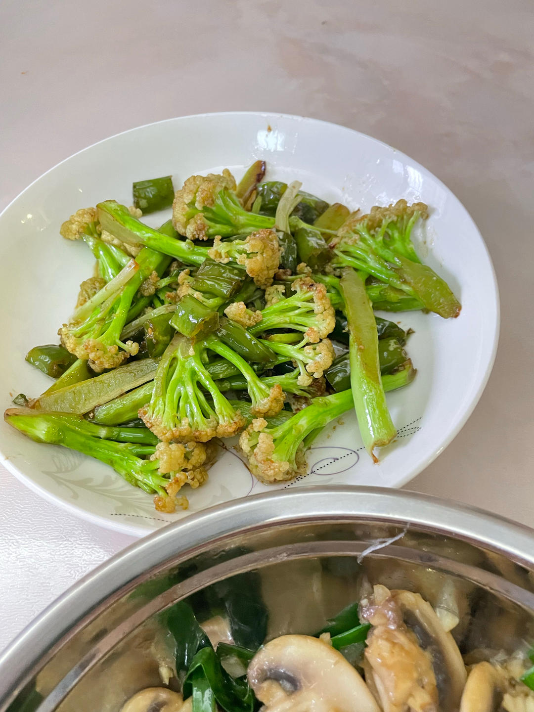 和饭店一个味道的干锅花菜