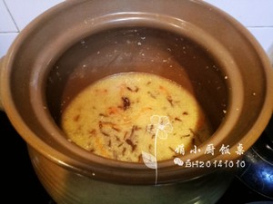 海参瑶柱小米粥的做法 步骤12