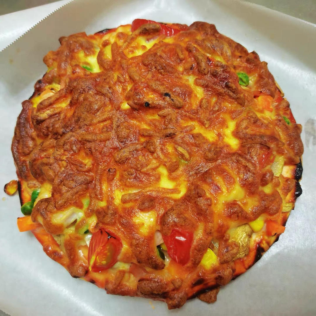 酥脆薄底香浓芝士～夏威夷风情披萨🍕来袭（9寸）