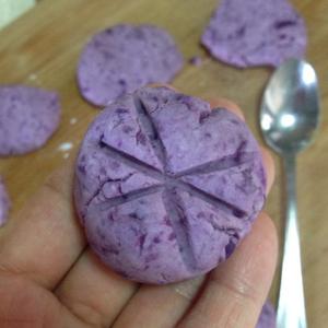紫薯饼的做法 步骤4