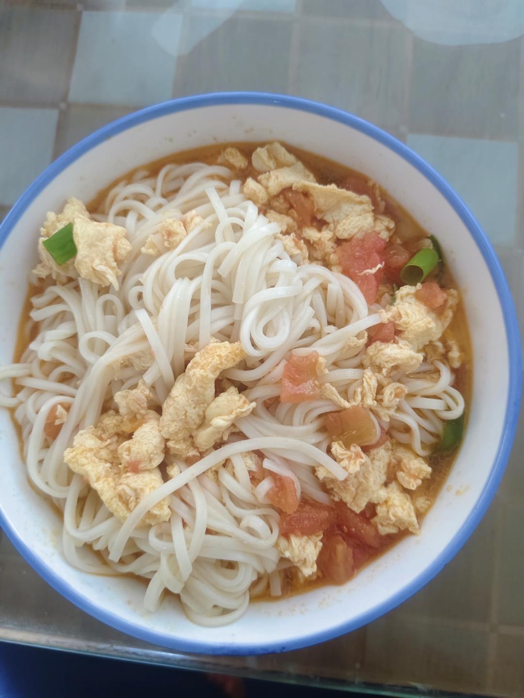 不炒蛋的西红柿鸡蛋面