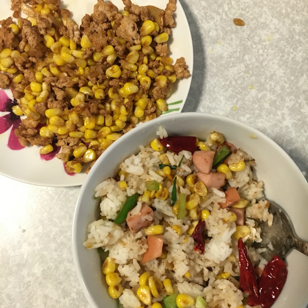 玉米炒肉末【超级下饭的快手家常菜】