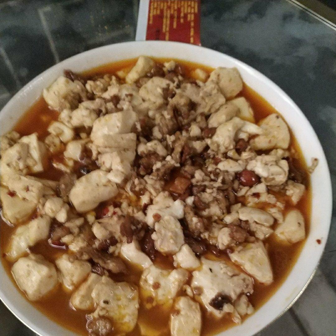 超级下饭的香菇肉沫豆腐