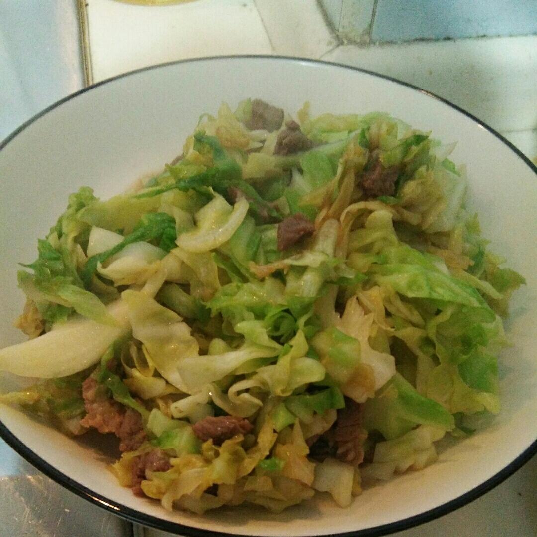 卷心菜炒肉