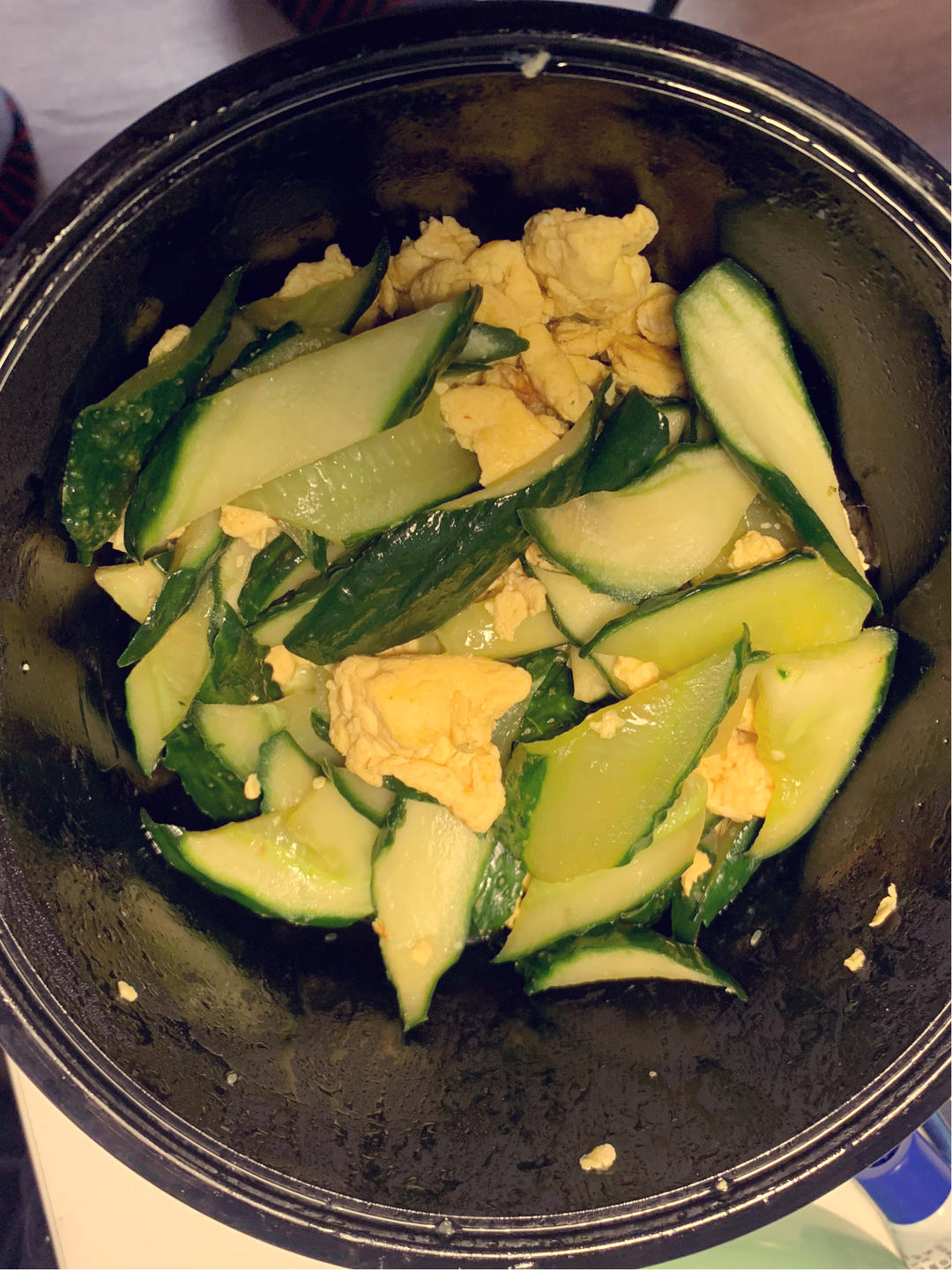 黄瓜炒鸡蛋 （青瓜炒鸡蛋）