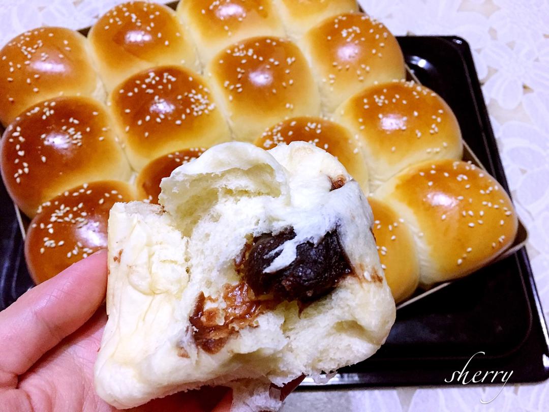 鲜奶油小餐包（一次发酵）