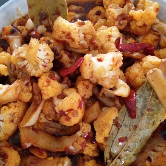 很“浪费”米饭的家常菜之一-------干锅菜花