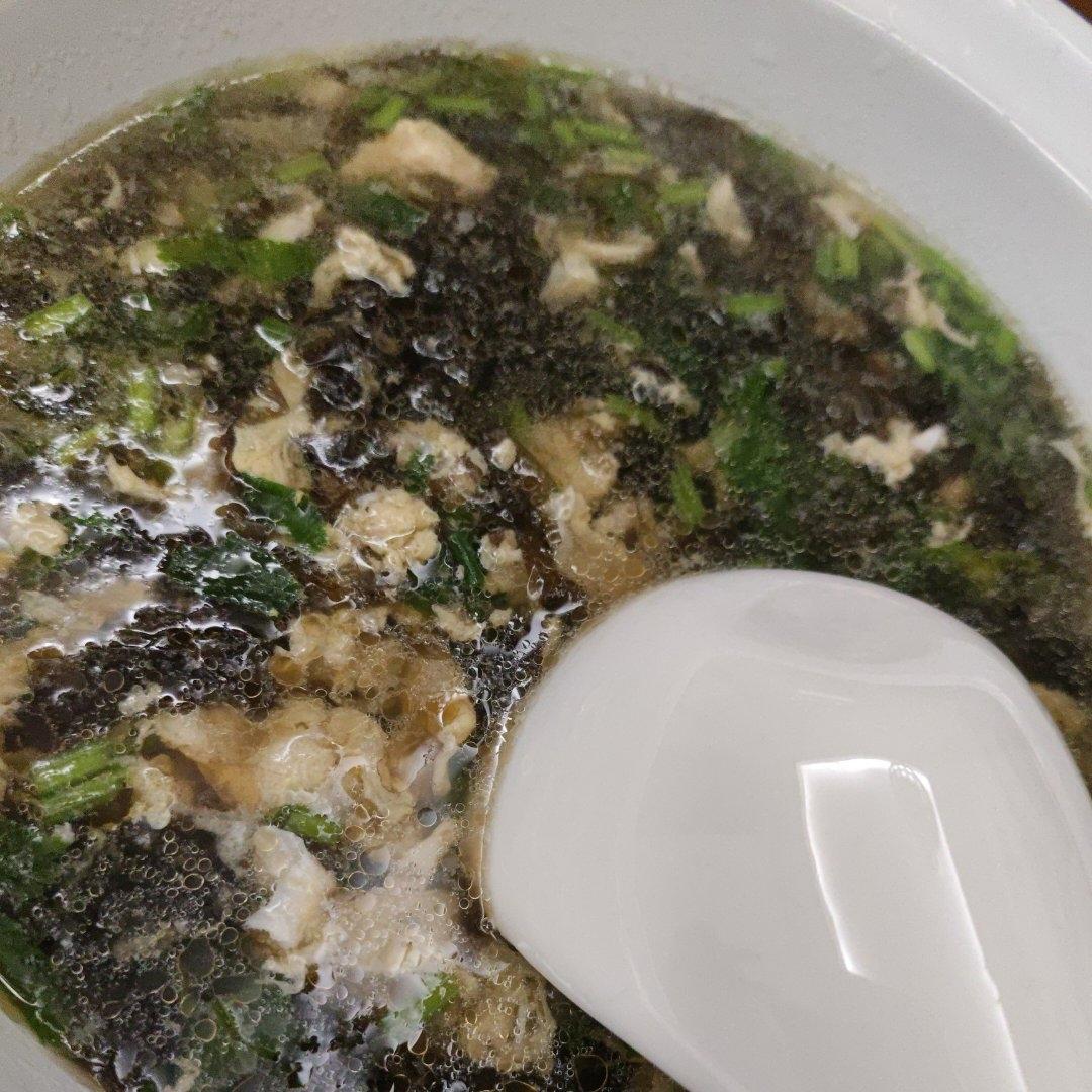 最鲜美好喝的「紫菜蛋花汤」