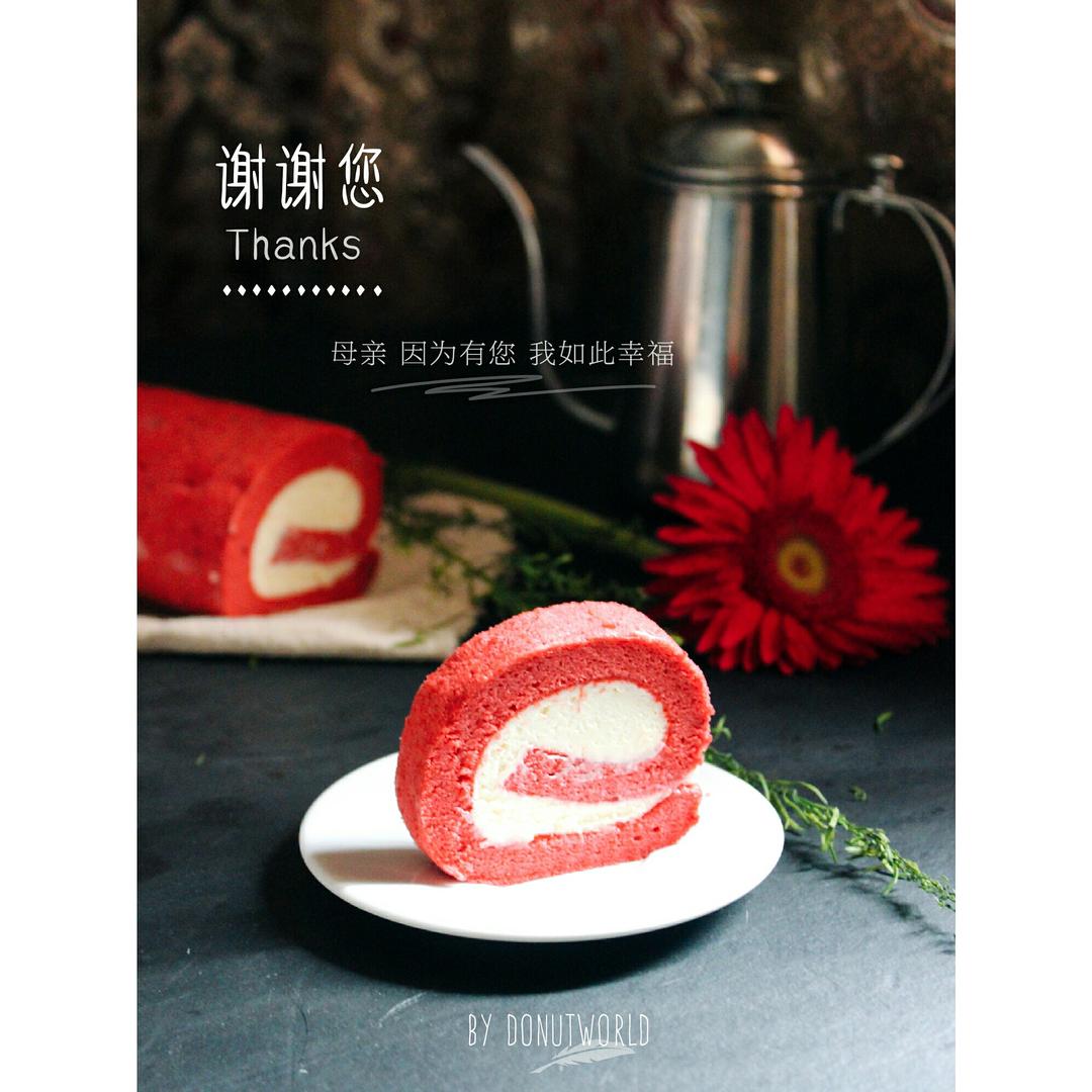 红丝绒蛋糕卷