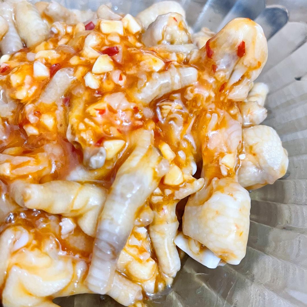 甜辣鸡爪的做法
