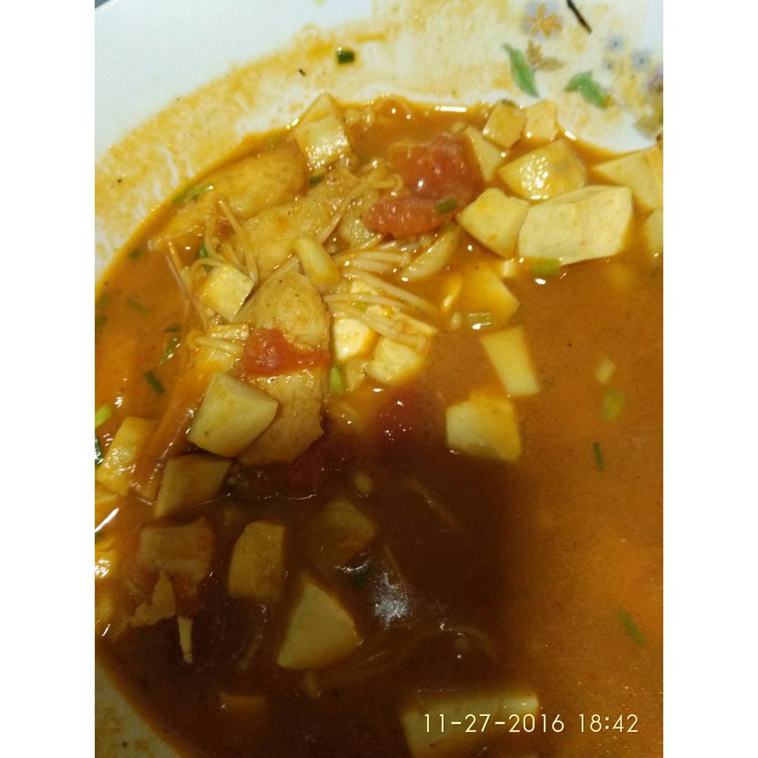 龙利鱼豆腐煲