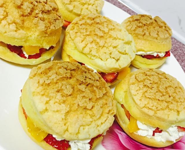 酥皮泡芙的做法