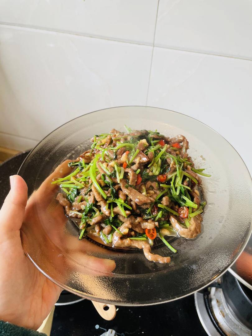 香菜牛肉丝（下饭神器）
