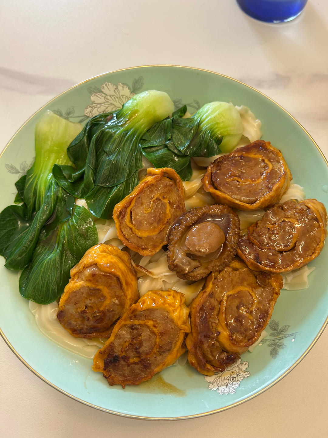 老爸的手艺---蒸肉蛋卷