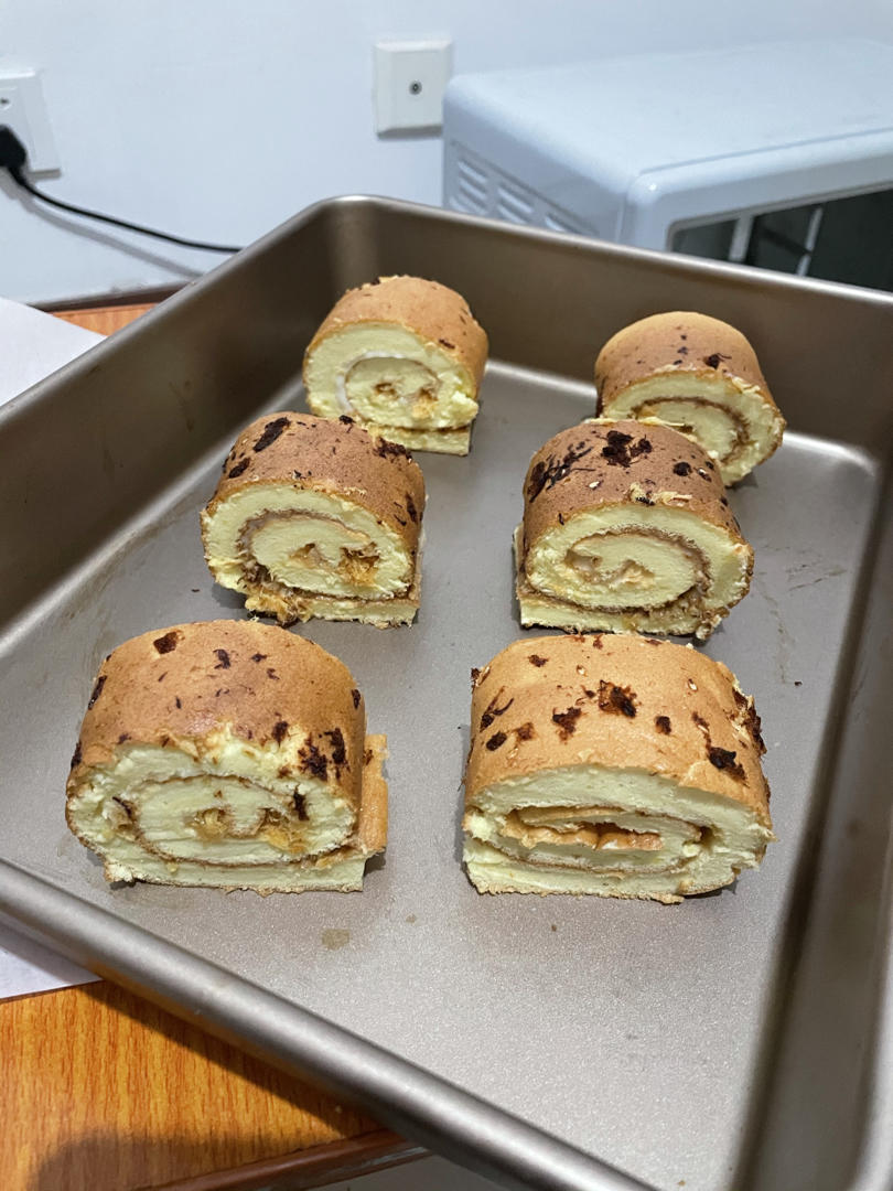 怎么卷都不裂的肉松蛋糕卷