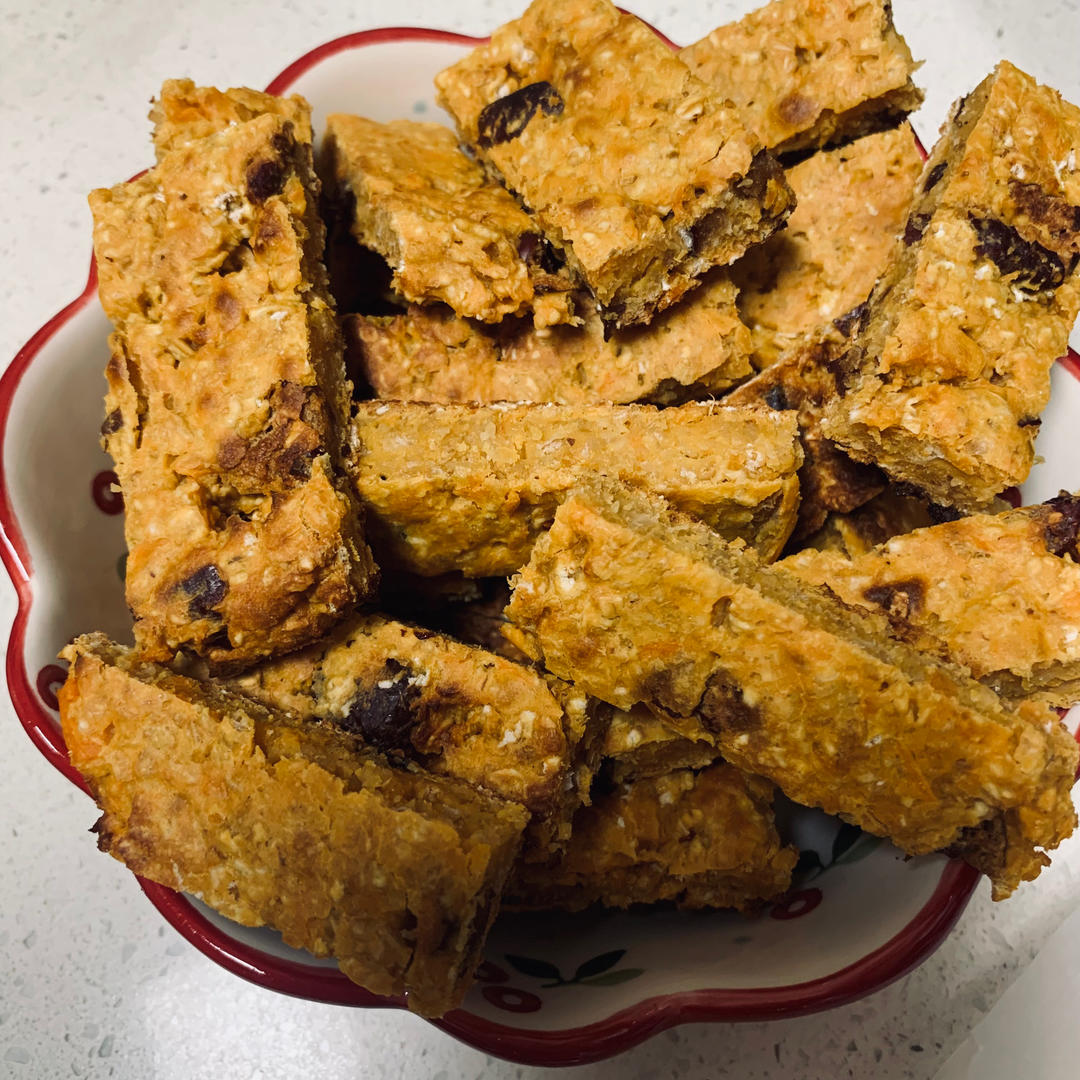 无油无糖｜红薯燕麦能量饼干（伪雪花酥）