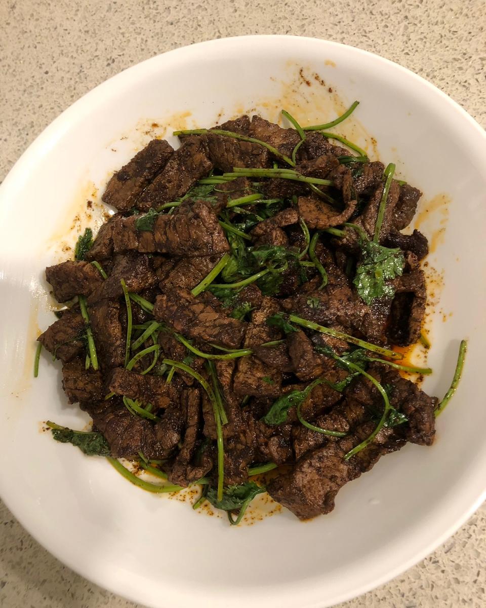 正宗湖南麻辣牛肉～