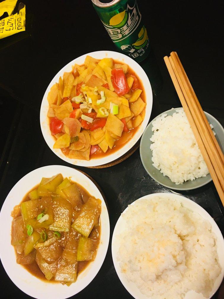 西红柿炒土豆