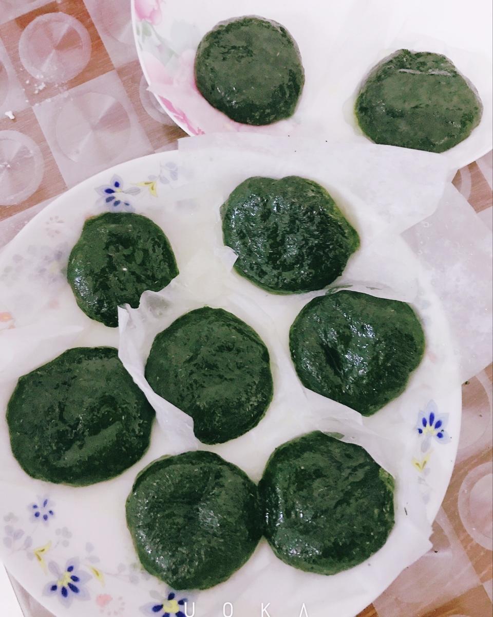 黑芝麻馅青团 艾草青团 艾草粿